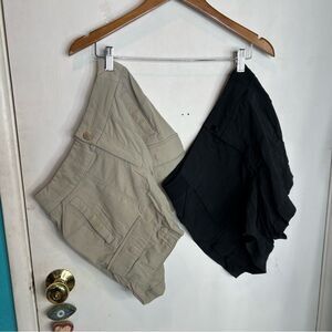 Atheleta treki shirts bundle of two active wear shorts